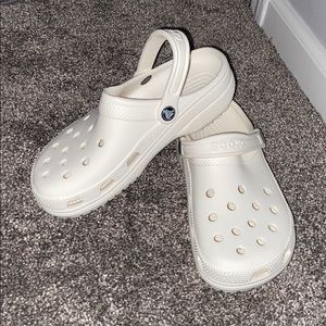 Brand New White Crocs *never worn* Women’s Size 7